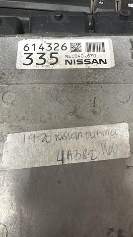 NEC040-670 Nissan Altima ecm ecu computer 2019-2020