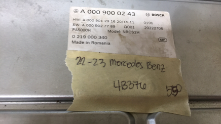 A 000 900 02 43 ecm ecu computer 2022-2023 Mercedes