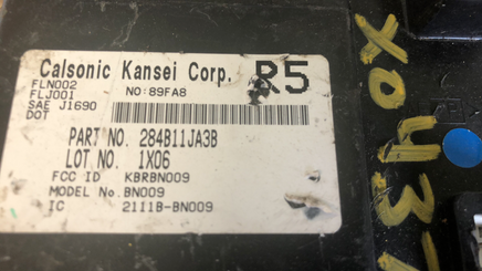 2012-2013 Nissan Quest BCM Body Control Module 284B11JA3B