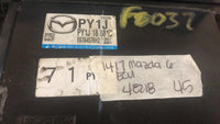 PY1J 18 881D Mazda 6 Mazda6 2014 ecm ecu computer