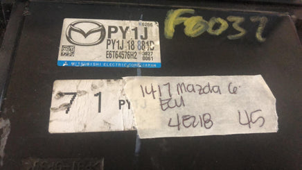 PY1J 18 881D Mazda 6 Mazda6 2014 ecm ecu computer