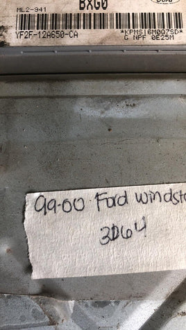 YF2F-12A650-CA Ford Windstar 1999-2000 ecm ecu computer **TESTED**