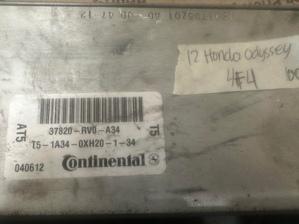 37820-RV0-A34 Honda Odyssey ecm ecu computer 2012