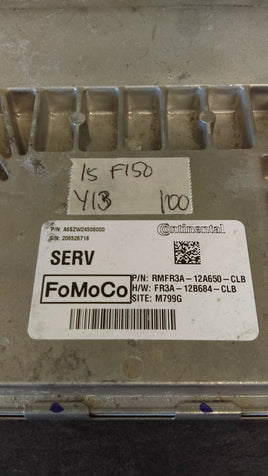 RMFR3A-12A650-CLB Ford F-150 F150 2015 ecu ecm computer