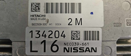 NEC039-661 Nissan Altima 2019 ecm ecu computer