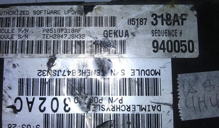 P05187318AF ecm ecu computer 2008 Jeep Grand Cherokee