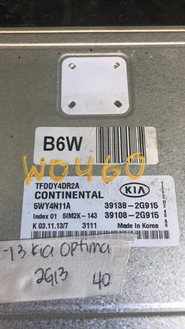39138-2G915 Kia Optima 2011-2013 ecm ecu computer