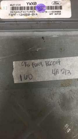 F8PF-12A650-BYA Ford Escort ecu ecm computer 1998 **TESTED**