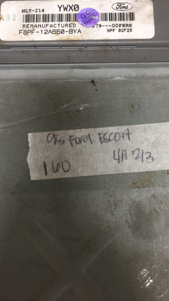 F8PF-12A650-BYA Ford Escort ecu ecm computer 1998 **TESTED**