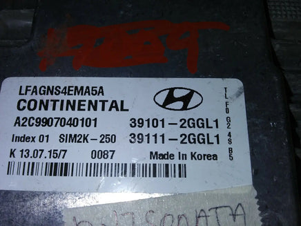 39101-2GGL1 ECM ECU computer  2015-2017 Hyundai Sonata