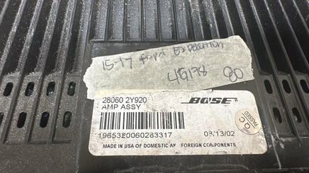28060 2Y920 Ford Expedition Navigator Radio receiver control module 2015-2017