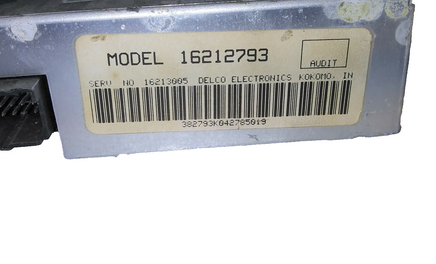 16212793 Oldsmobile Aurora 1995 temperature control module