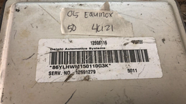 12598116 Chevy Equinox 2005 ecm ecu computer