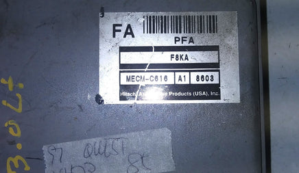 MECM-C616 ecm ecu computer 1997 Nissan Quest