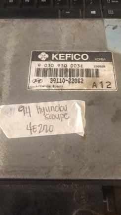 1994 Hyundai Scoupe ecu ecm computer 39110-22062