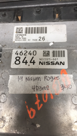 NEC025-661 Nissan Rogue ecu ecm computer 2019