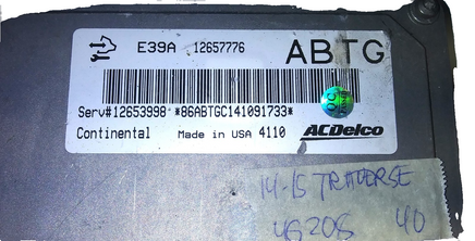 12657776 ECM ECU computer 2014-2015 Chevy Traverse TESTED GOOD