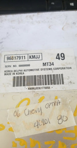96817911 Suzuki Forenza or Chevy Optra 2006 ecm ecu computer