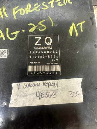 22765AB282 Subaru Legacy ecu ecm computer 2011