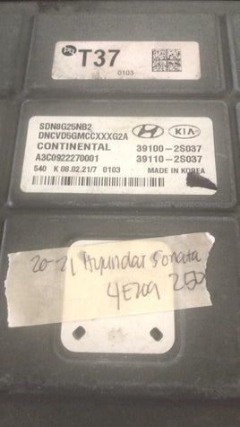 39100-2S037 ecm ecu computer 2020-2021 Hyundai Sonata