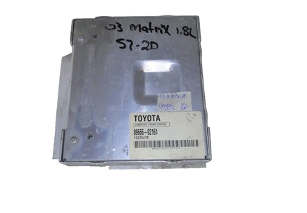 89666-02161 Toyota Matrix 2003 ecu ecm computer