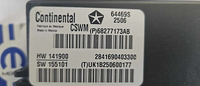 68277173AB Chrysler 200 2016-2017 heated seat control module  **NEW** - Swan Auto