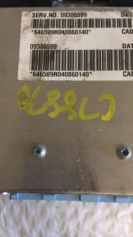09386599 Cadillac Deville 2000-2005 suspension computer module