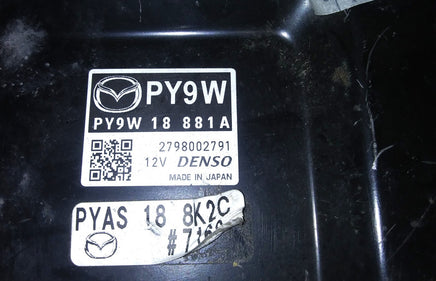 PY9W 18 881A ecm ecu computer 2017-2018 Mazda 3  Mazda3