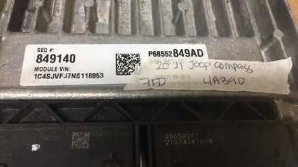 P68552849AD Jeep Compass ecm ecu computer 2020-2021