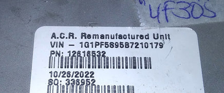 12616532 ecm ecu computer 2011 Chevy or GMC pickup