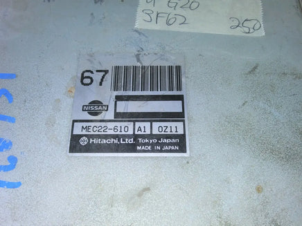 2001 Infiniti G20 ecm ecu computer MEC22-610