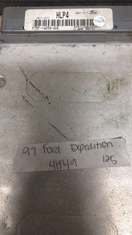 F75F-12A650-ADE ecm ecu computer 1997 Ford Expedition