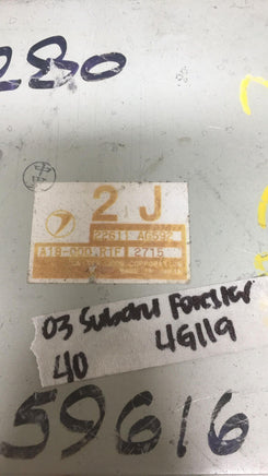 22611 AG592 Subaru Forester ecu ecm computer 2003