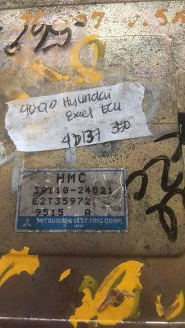 39110-24521 ecm ecu computer 1990-1992 Hyundai Excel