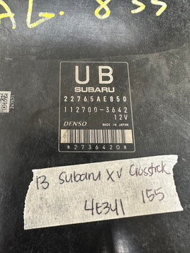 22765AE850 Subaru XV Crosstrek ecu ecm computer 2013
