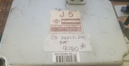 A64-000 LK6 Infiniti G35 2003 Transmission control module computer