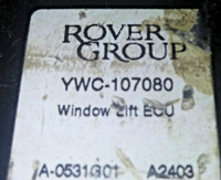 YWC-107080 Power Window control module 2002-2005 Land Rover Freelander