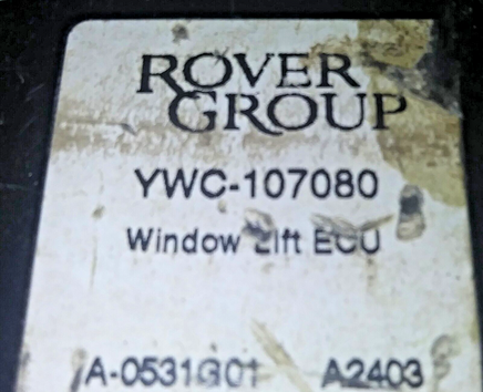 YWC-107080 Power Window control module 2002-2005 Land Rover Freelander