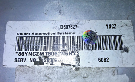 12607627 ecu ecm computer 2006 Chevy Malibu ***TESTED***