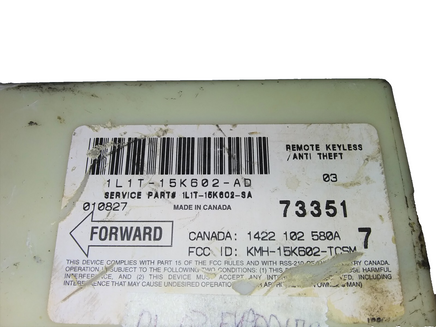 1L1T-15K602-AD Lincoln Navigator 2001-2002 theft locking module