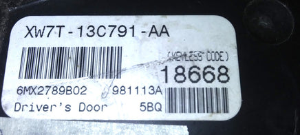 XW7T-13C791-AA Keyless Entry Module 2000 Ford Crown Vic