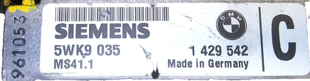 1 429 542 ecm ecu computer 1996-1998 BMW Z3