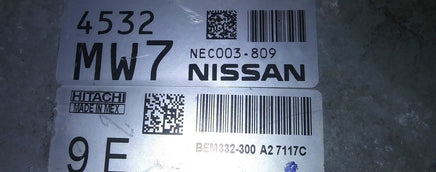 NEC003-809  ecm ecu computer 2014-2015 Nissan Versa
