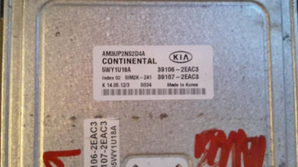 39106-2EAC3 ecm ecu computer 2013 Kia Soul