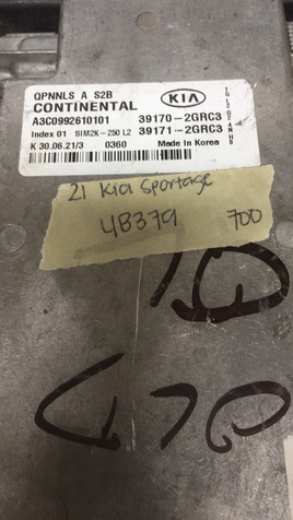 39170-2GRC3 Kia Sportage 2021 ecm ecu computer