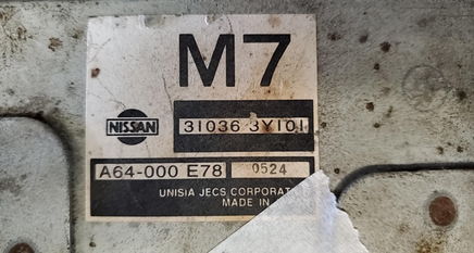 31036 3Y101  TCM transmission computer 2000 Nissan Maxima