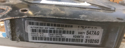 P04671547AG Chrysler PT Cruiser ecm ecu computer 2001