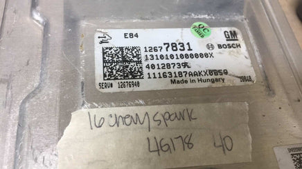 12677831 Chevy Spark ecm ecu computer 2016 **TESTED**