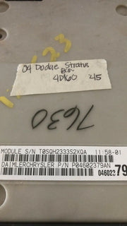 P04602379AN Dodge Stratus or Chrysler Sebring 2004 bcm body control module
