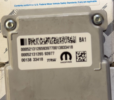 68465949AA Jeep Renegade 2019 forward facing camera **NEW OEM**